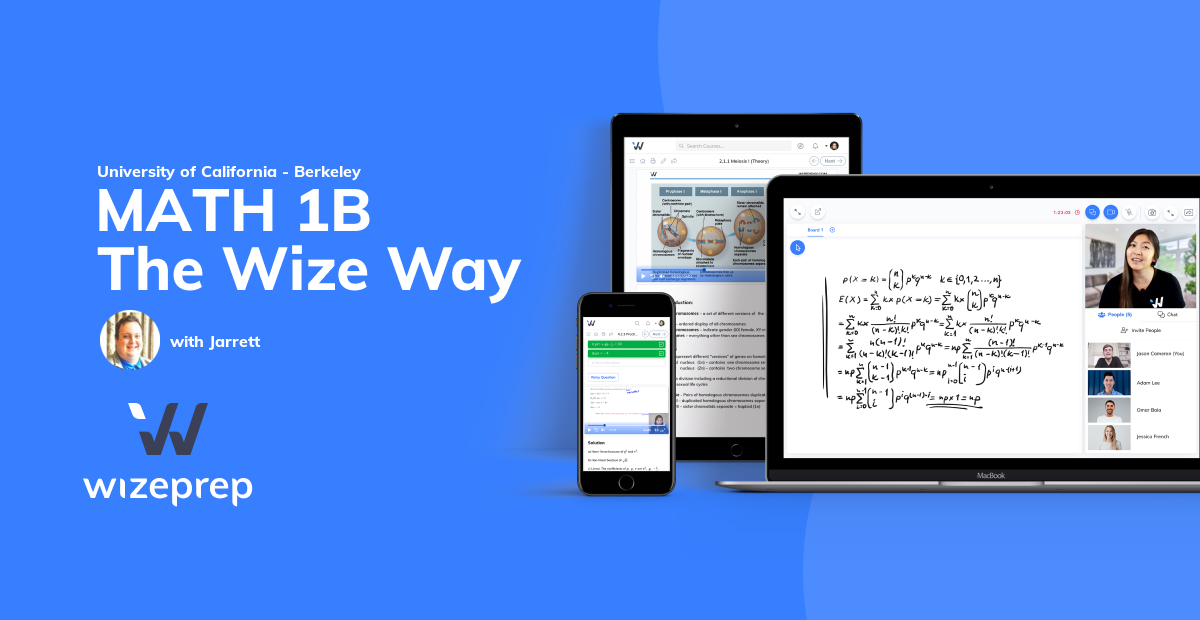 MATH 1B at UCBerkeley Free Study Help