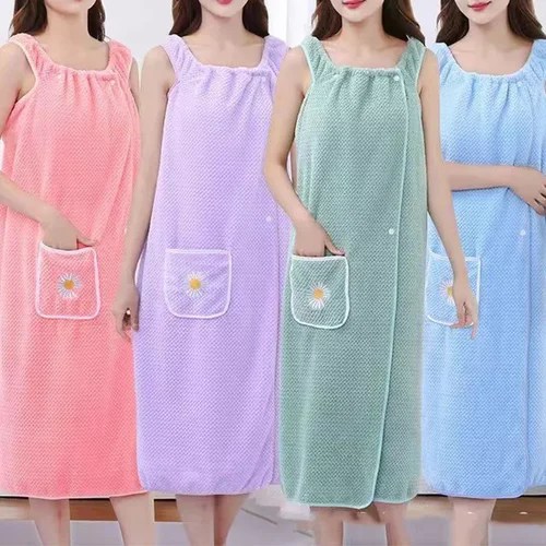 🔥Quick Dry Absorb Water Wearable Bathrobes