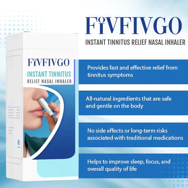 Fivfivgo™ Instant Tinnitus Relief Nasal Inhaler WIZZGOO