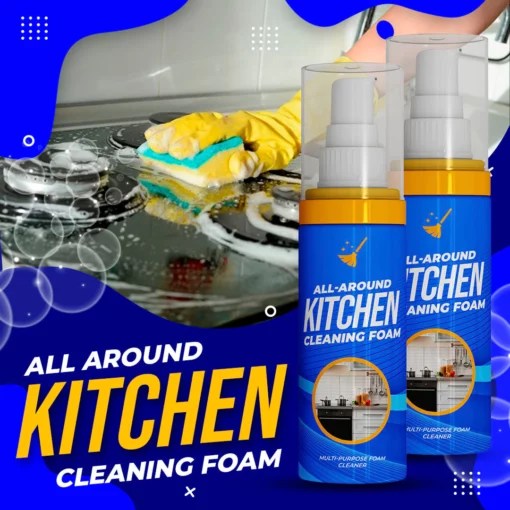 AllRound Kitchen Cleaning Foam W i z z g o o . c o m
