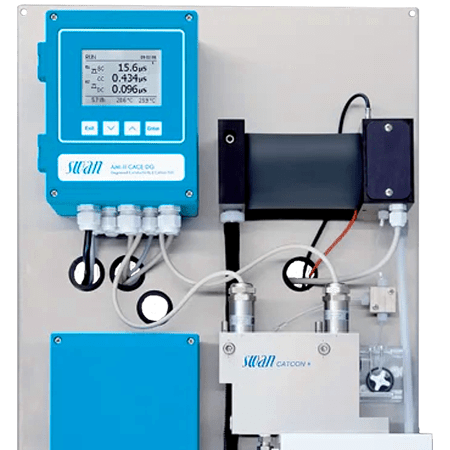Degassed Cation Conductivity Analyzer with Resin Regeneration
