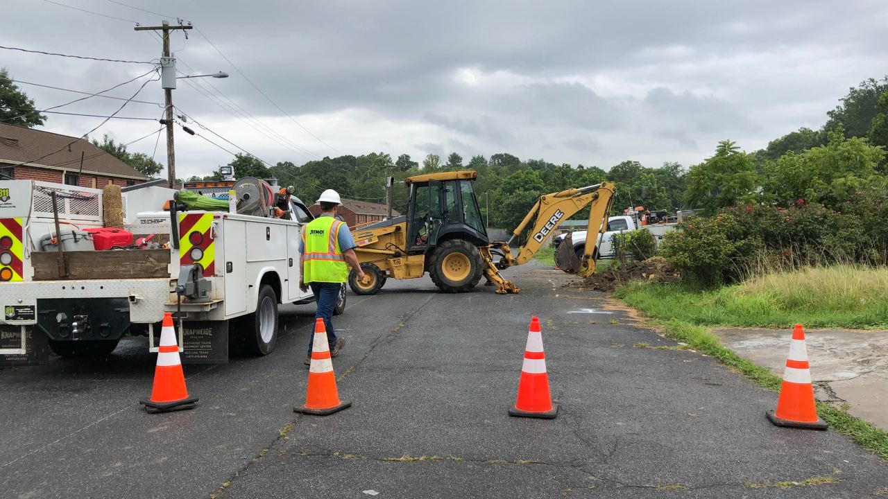 Kingsport Fire Neighborhood evacuated due to gas line leak WJHL
