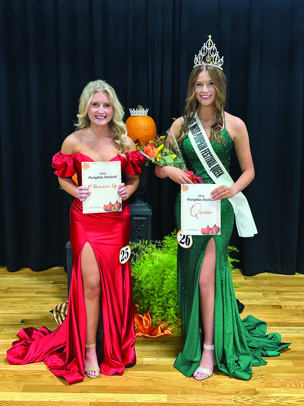 Pumpkin Festival 2025 Royalty Crowned in 11 Categories of Pumpkin Festival Pageant WJLE Radio