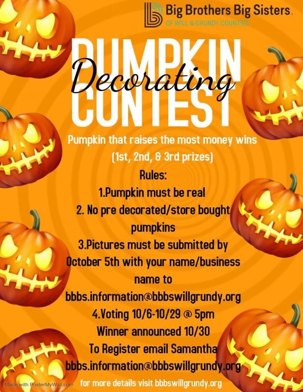 Vote for Your Favorite Decorated Pumpkin And Raise Money For Big