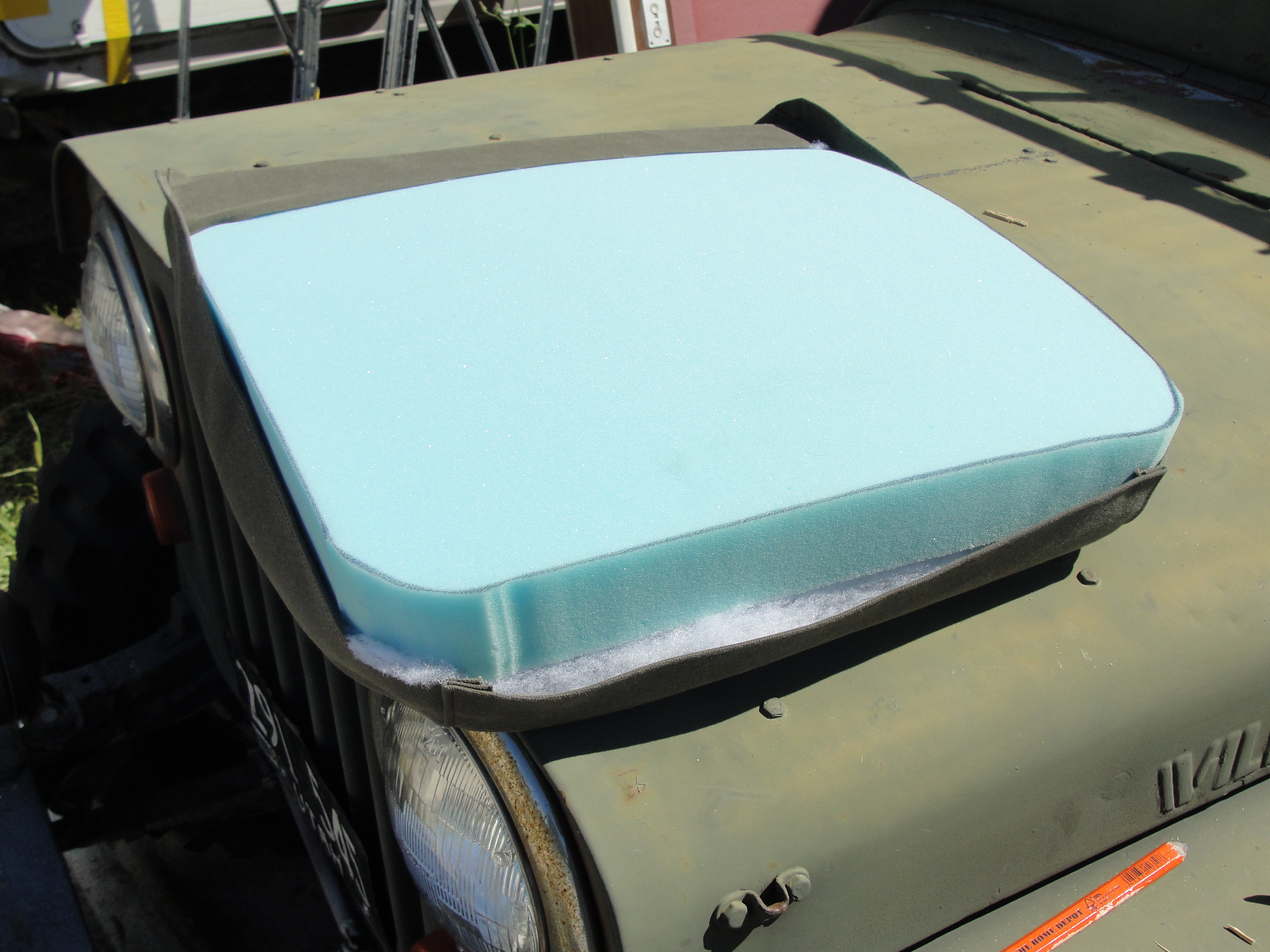 How to replace 1948 CJ2 Willys jeep front seats Garp