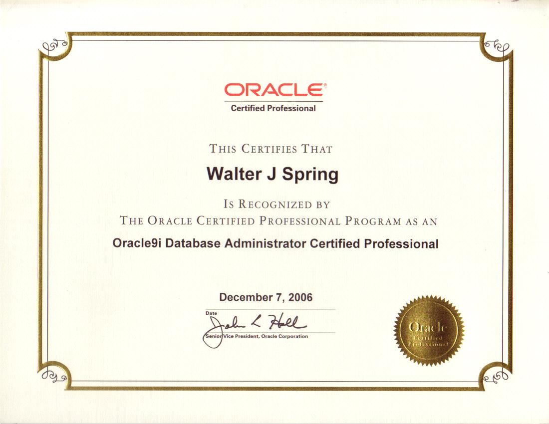 Oracle Database 11g Administrator Certified Professional Jun.2009