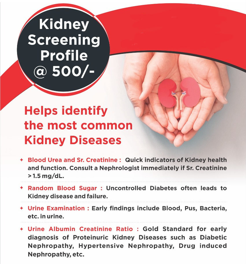 Kidney Screening Profile Waltair Kidney Centre