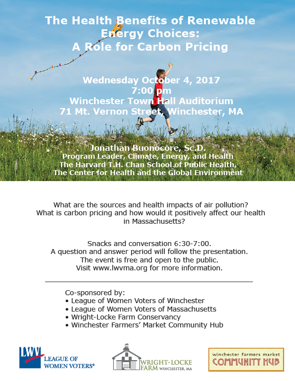 Bonus Speaker Series on Wednesday 10/4 at Winchester Town Hall Winchester, MA Patch