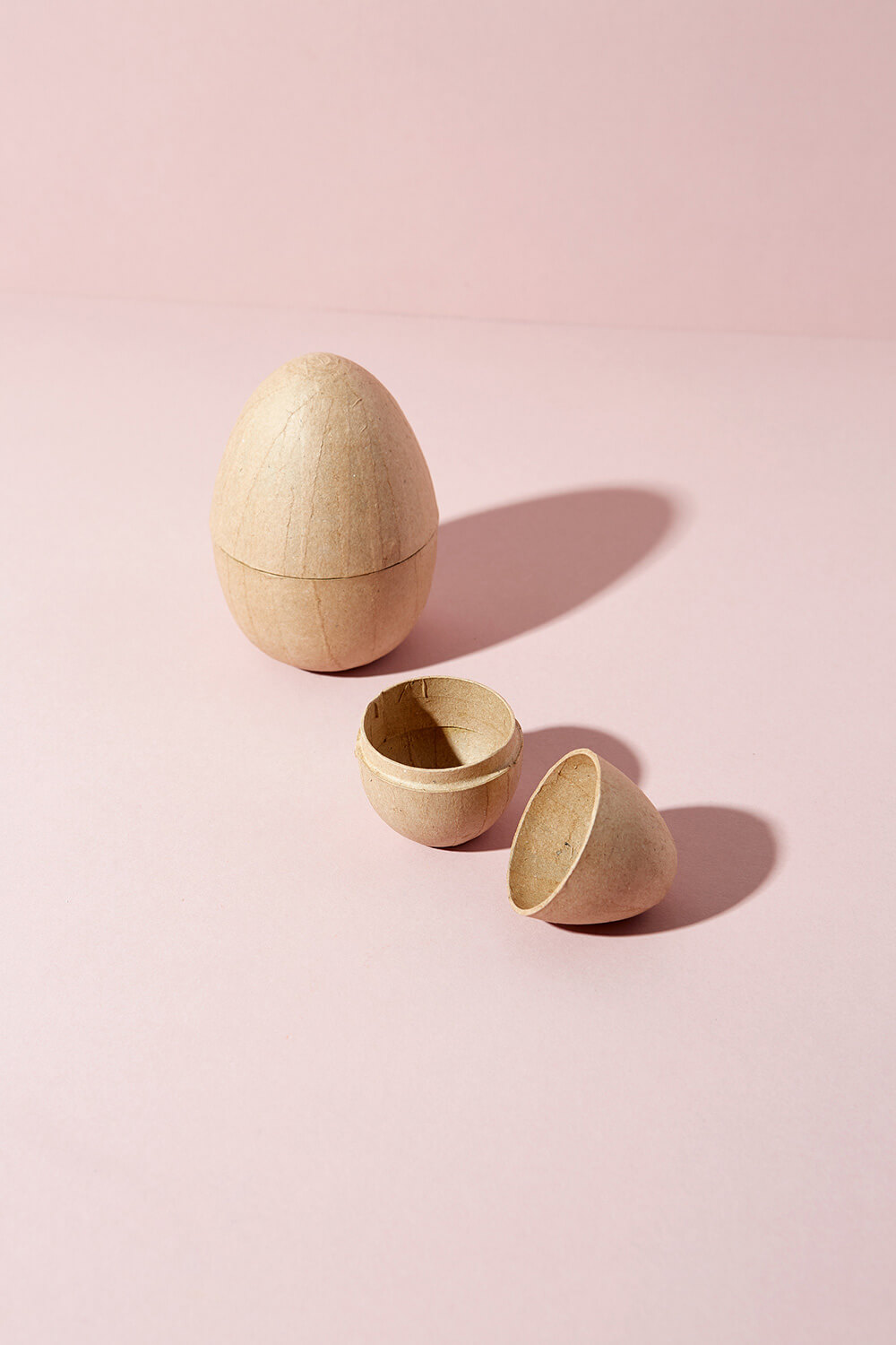 Teilbare Pappmaché Eier 2 Varianten WLKMNDYS DIY Shop