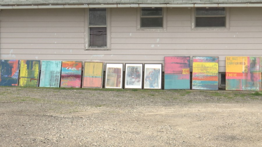 Lansing artist hosts drivethru art sale WLNS 6 News