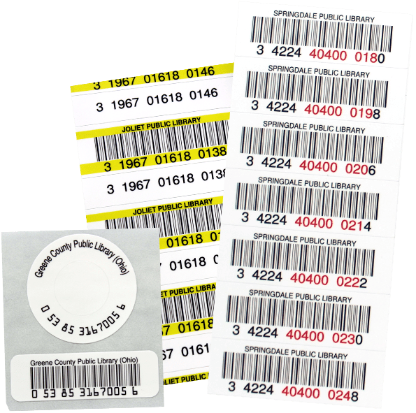 Library Barcode Labels