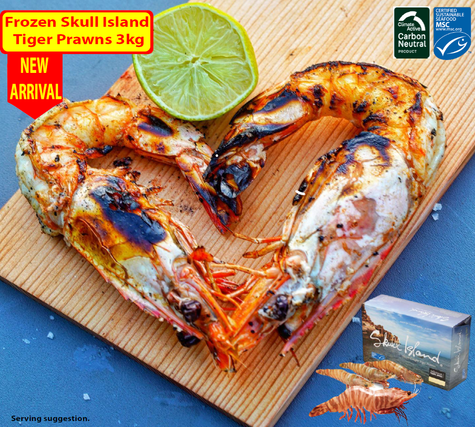Skull Island Tiger Prawns 3kg Wmart