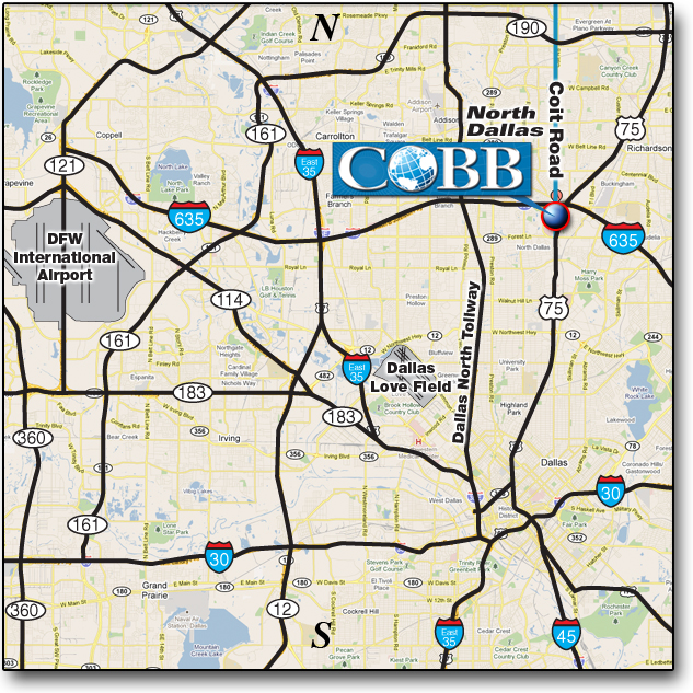 Arapaho Coit Dallas Map On Google Maps Lamp Shades WILLIAM M. COBB & ASSOCIATES, INC.