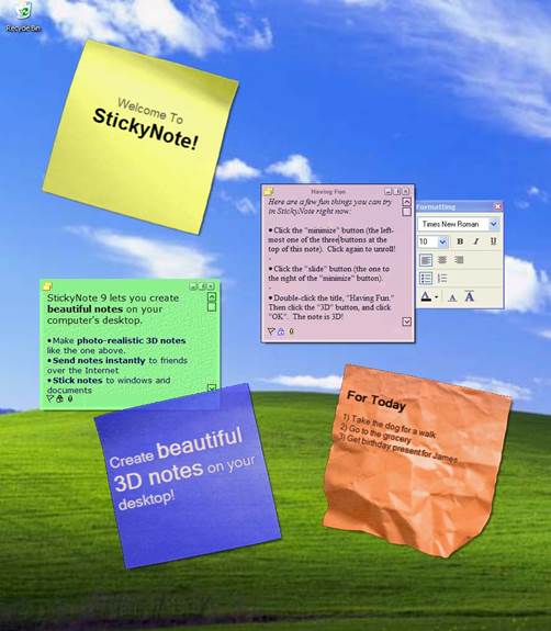 Learn How To… Stick Notes On Your Desktop