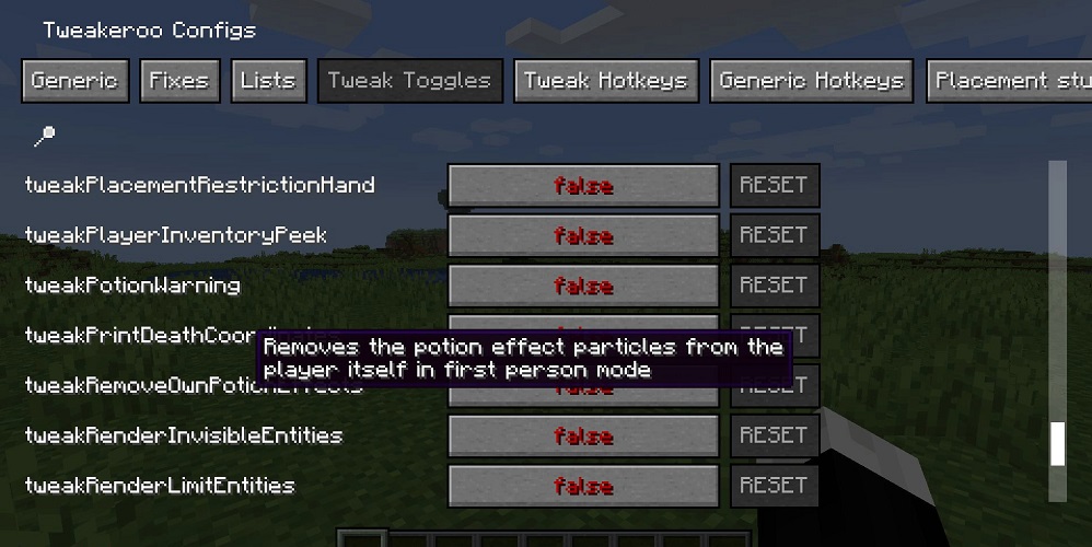 Tweakeroo Mod 1.17.1/1.16.5 Minecraft Mod Download