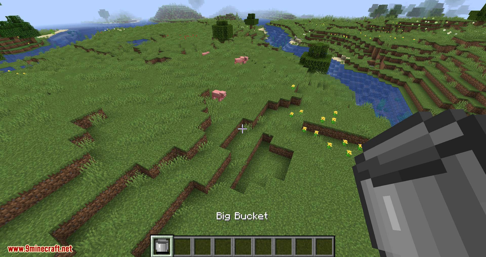 Big Buckets Mod 1.16.4/1.15.2 Minecraft Mod Download