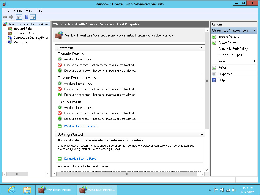 Personalizing Windows 8 Protecting Yourself with Windows Firewall