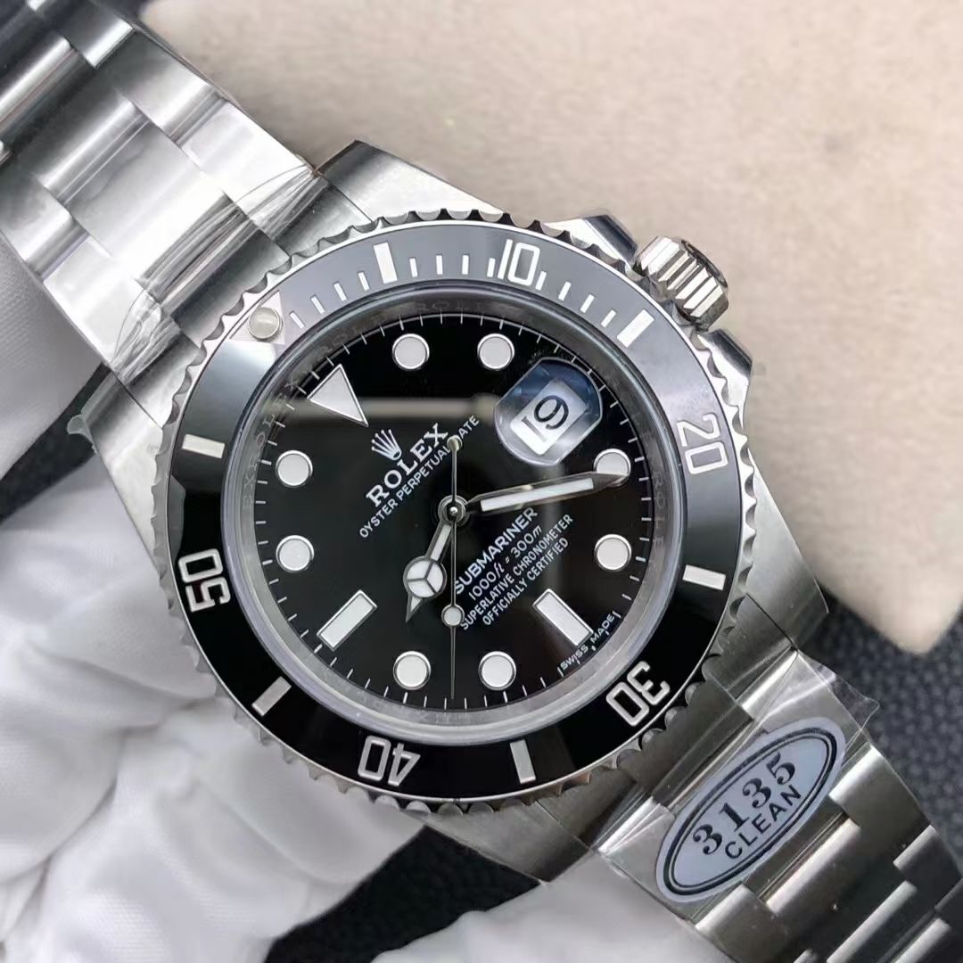 Submariner 116610 Ln Black Ceramic Clean Factory 1 1 Best Edition 904l Ss Case And Bracelet Vr3135 Spacetime