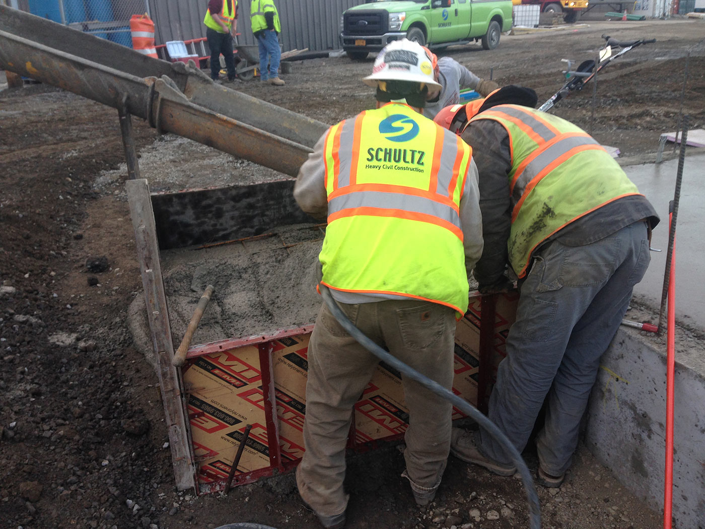 Cast in Concrete Project in Rotterdam NY Schultz Civil Construction