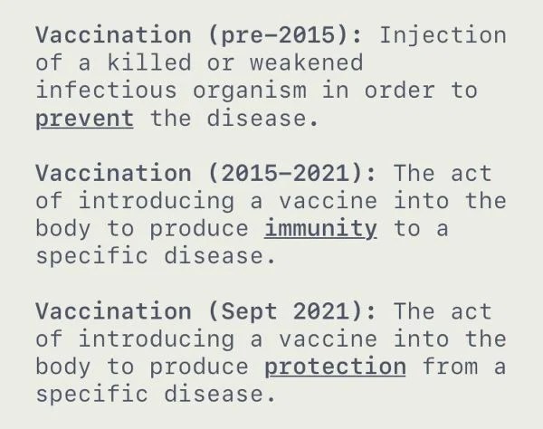 Plato's Cave CDC says it changed definition of vaccine to be 'more