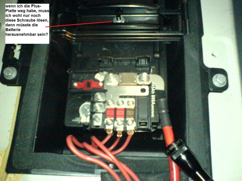 Ducato StarterBatterie ausbauen, komme nicht weiter