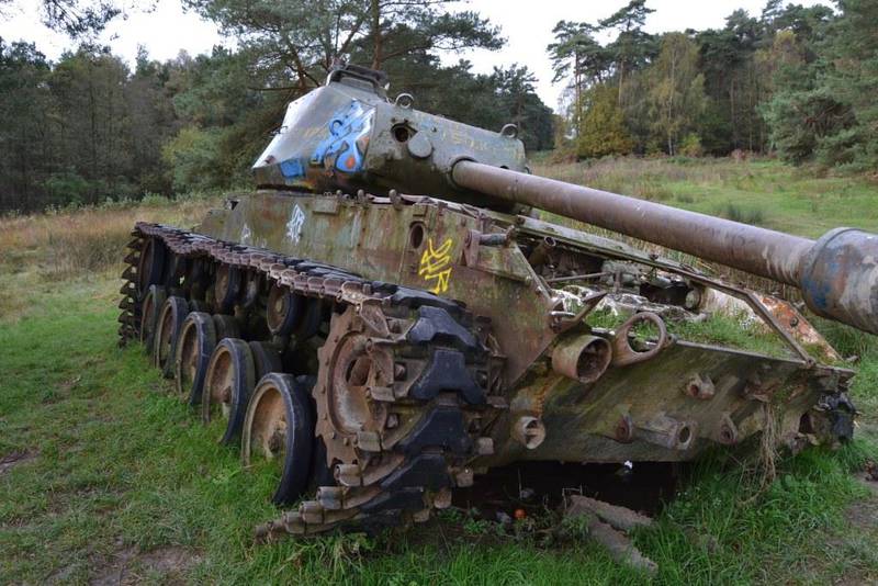 Alte Panzer Im Wald / Panzerwrack M47 Patton Im Brander Wald Aachen