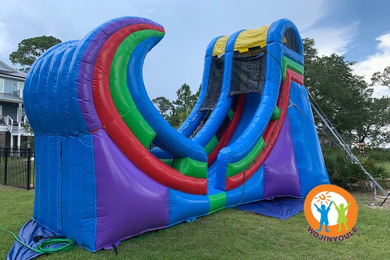 WS188 Rampage XL 21ft Half Pipe Inflatable Water Slideombos, Slides