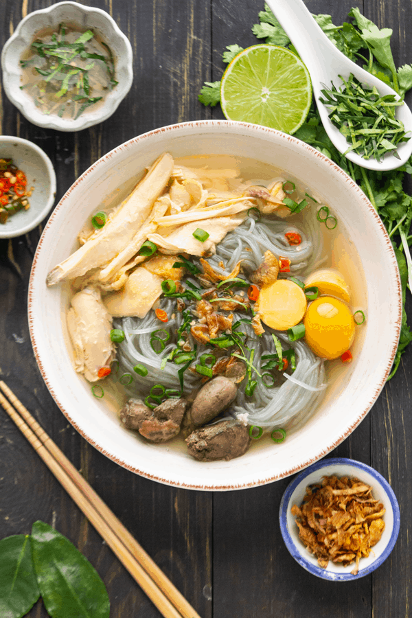 Miáº¿n Ga Vietnamese Chicken Glass Noodle Soup Wok And Kin