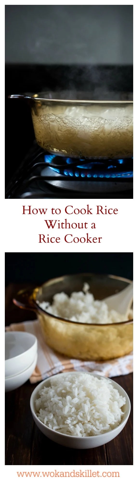 How to Cook Rice Without a Rice Cooker Wok & Skillet