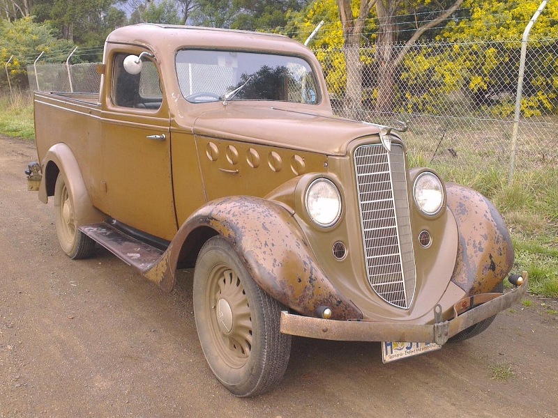 1936 Willys Coupe Utility Model 77 (Holden Bodied) Australia