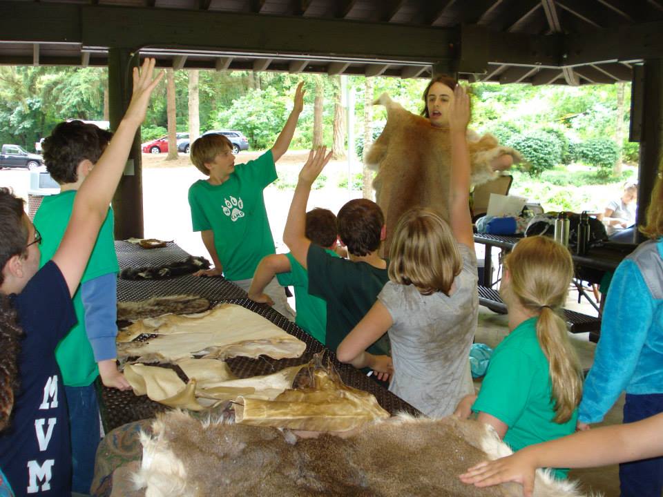 Youth Nature Guides Training Camp Wolf Camp, Conservation College