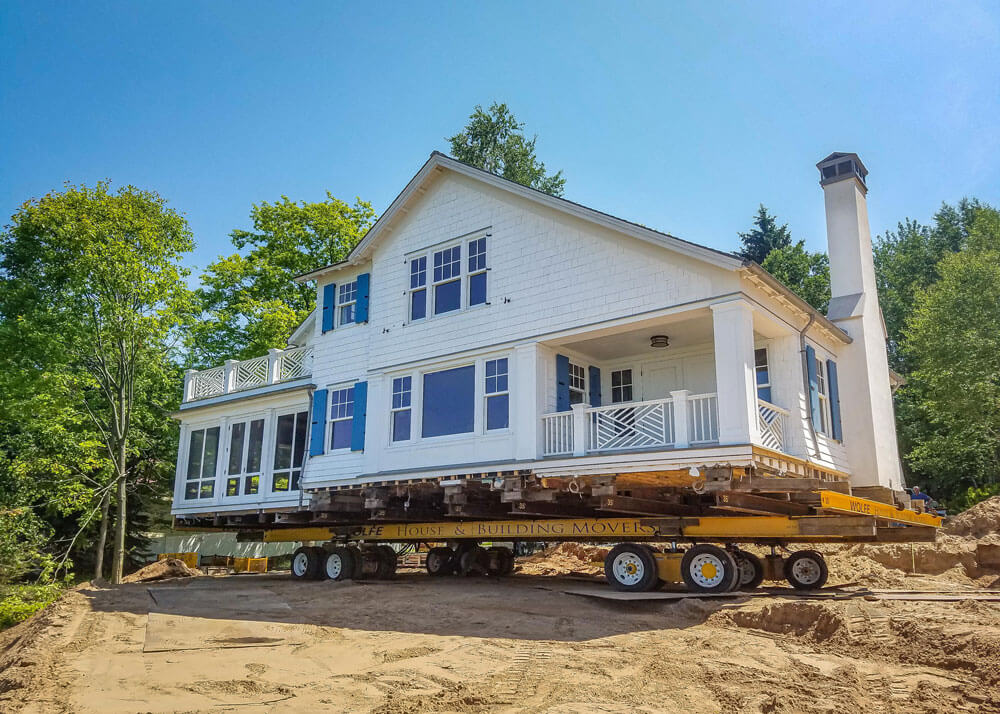 Wolfe House & Building Movers Lake Michigan Home Relocation