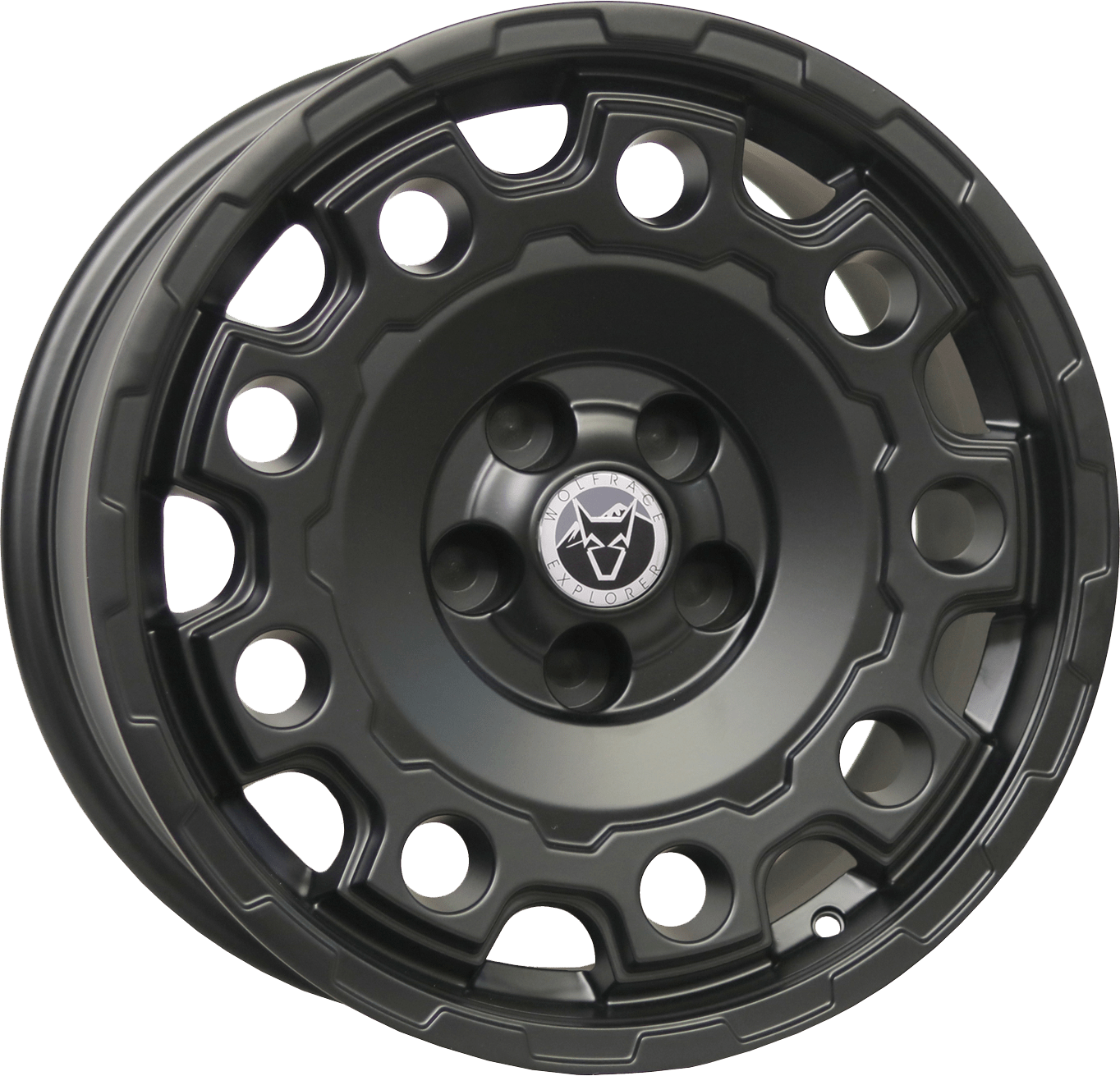 Wolfrace Explorer Wolverine Matt Black Alloy Wheel Wolfrace Wheels