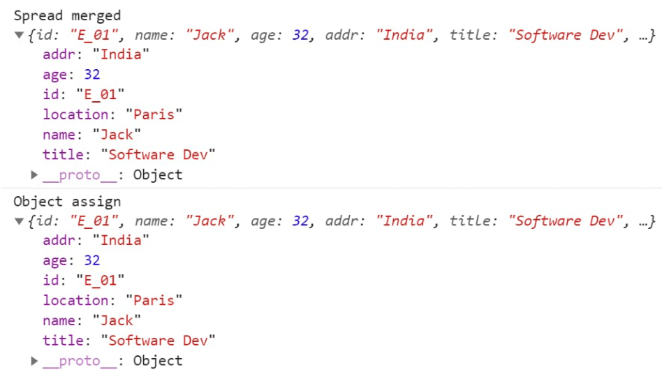 Merge multiple objects in JavaScript