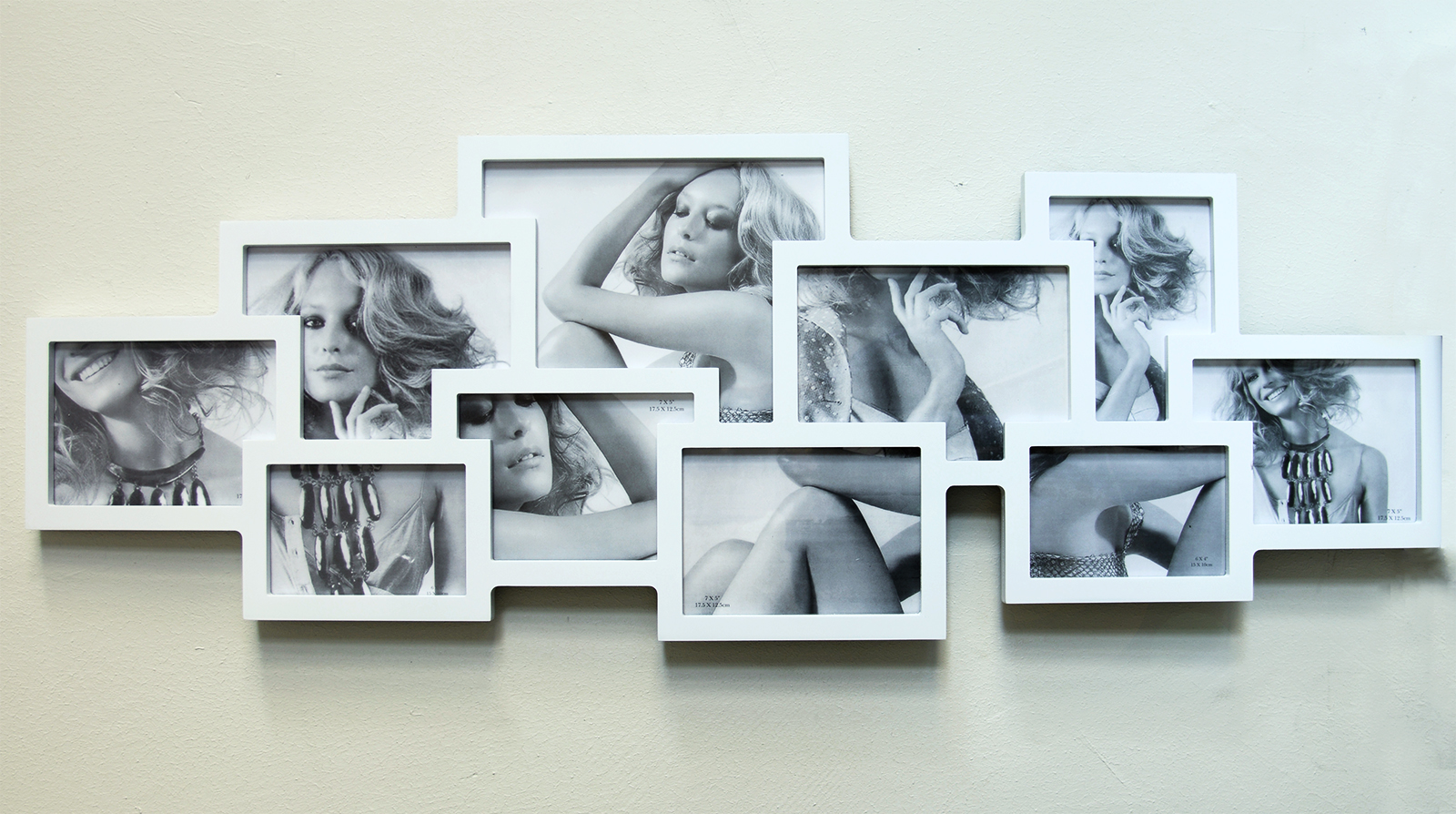 Bilderrahmen Collage Bildergalerie Foto Galerie Rahmen Weiß Silber