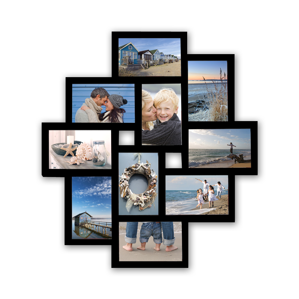 Bilderrahmen Collage Bildergalerie Foto Galerie Rahmen Weiß Silber