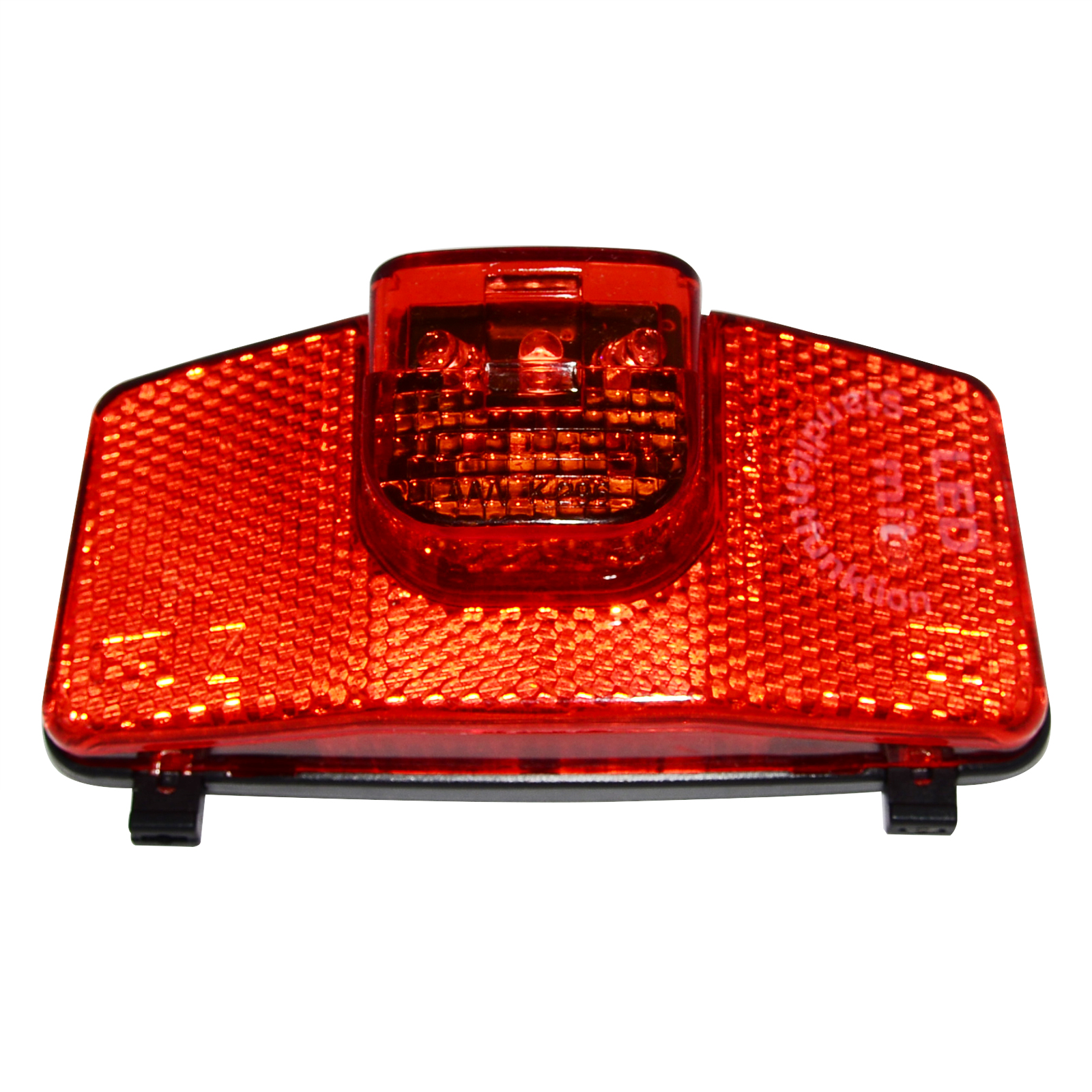 Fahrrad Rücklicht mit integriertem Standlicht LED Reflektor für Dynamo