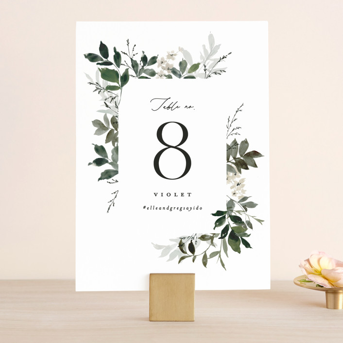 Where to Find Wedding Table Numbers