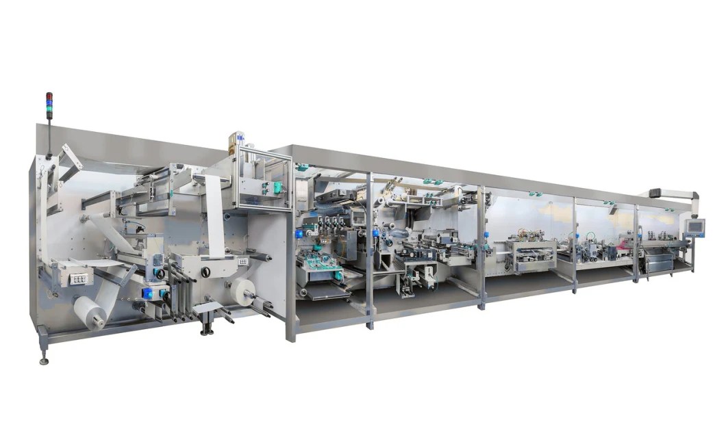 China High Speed Sanitary Napkin Counting Stacker Packing Machine