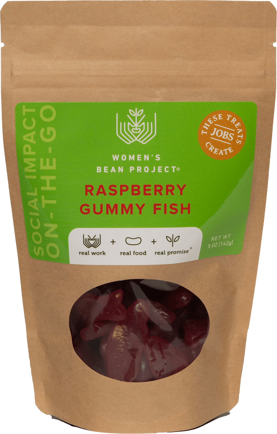 Raspberry Gummy Fish (5oz) Women's Bean Project