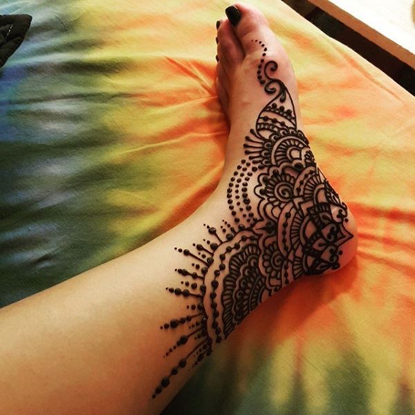 18 Outstanding Leg Mehndi Designs Womentriangle