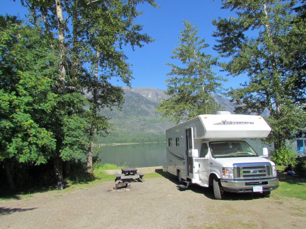 Burton Historical Park Campground, Arrow Lake, Burton, British Columbia