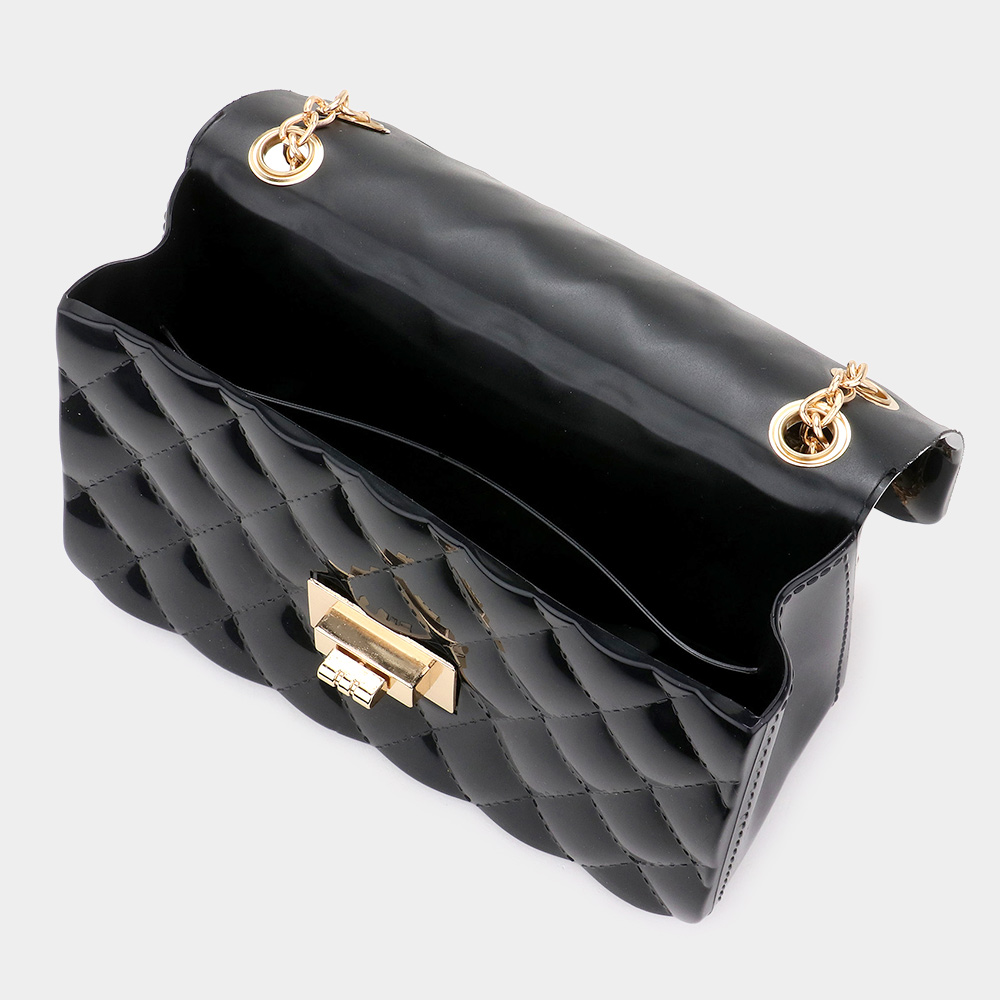 Quilted Jelly Crossbody Bag