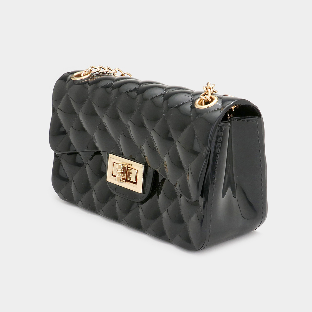 Quilted Jelly Crossbody Bag