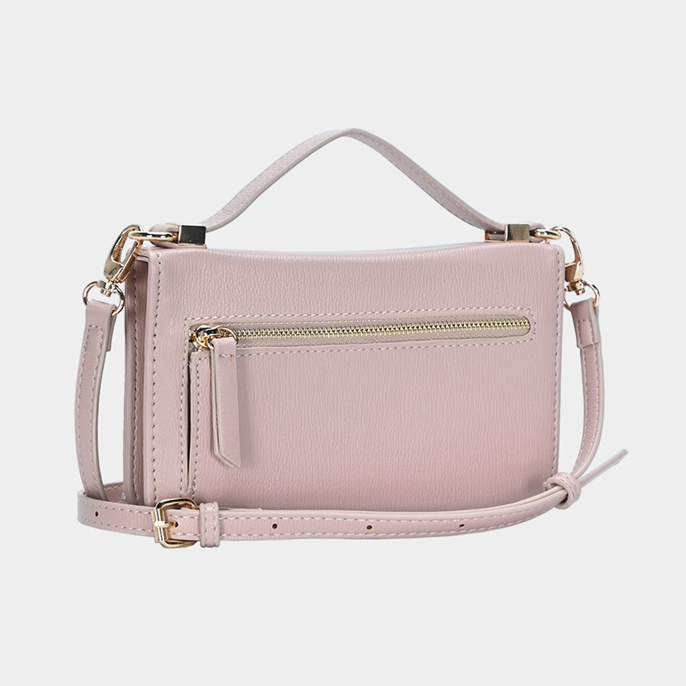 Solid Rectangle Tote / Crossbody Bag