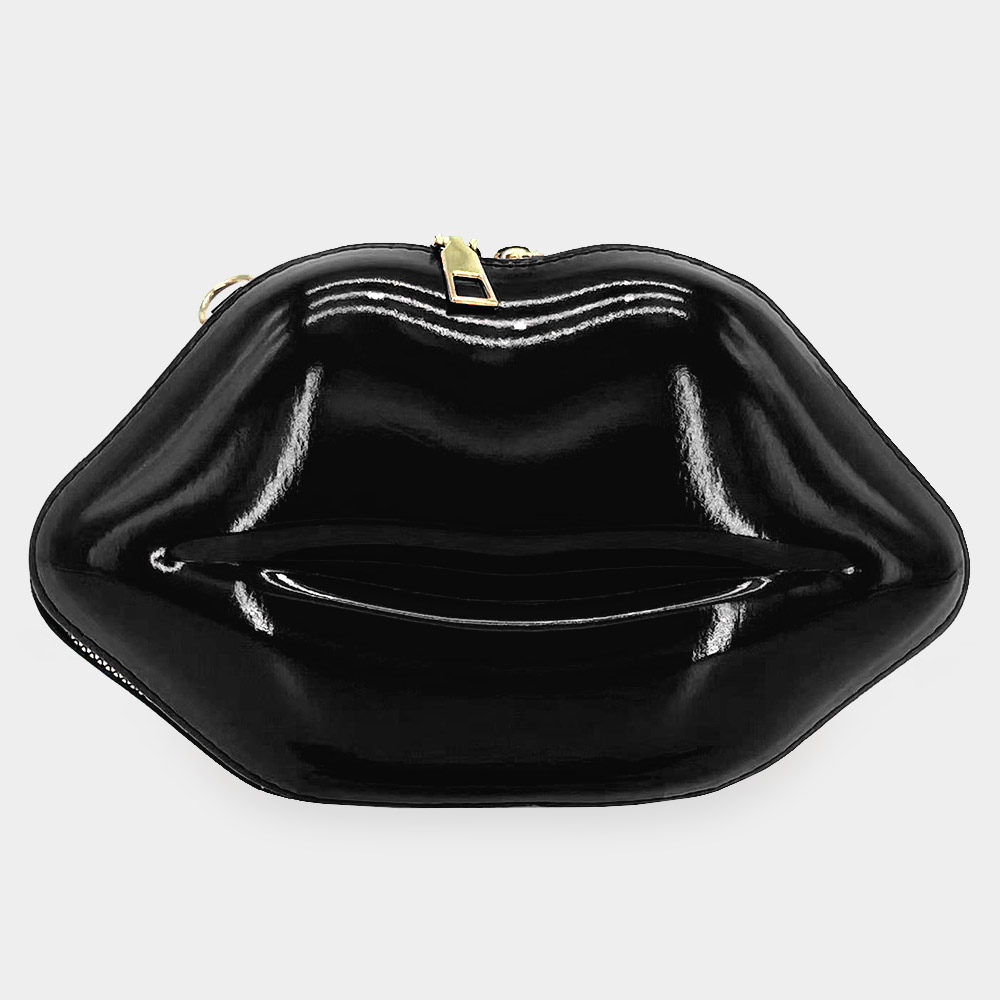 Lip Shape Clutch/Crossbody Bag