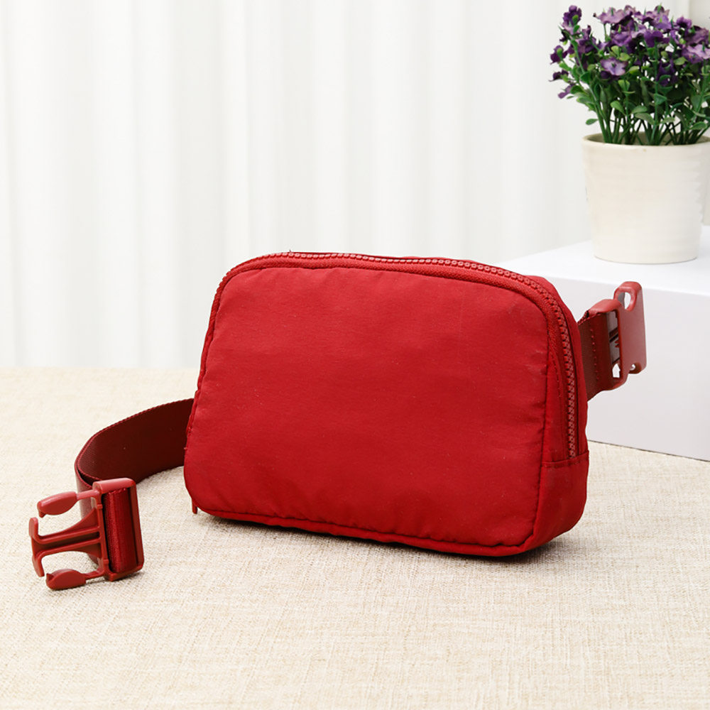 Solid Nylon Sling Bag / Fanny Pack / Belt Bag