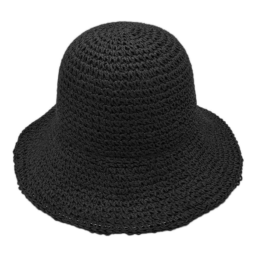 Solid Straw Bucket Sun Hat