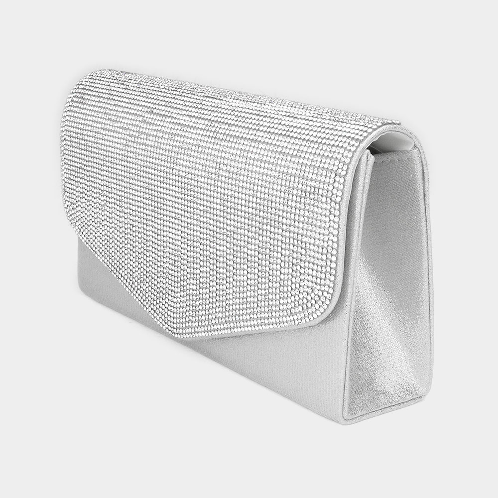 Bling Rectangle Evening Clutch / Crossbody Bag