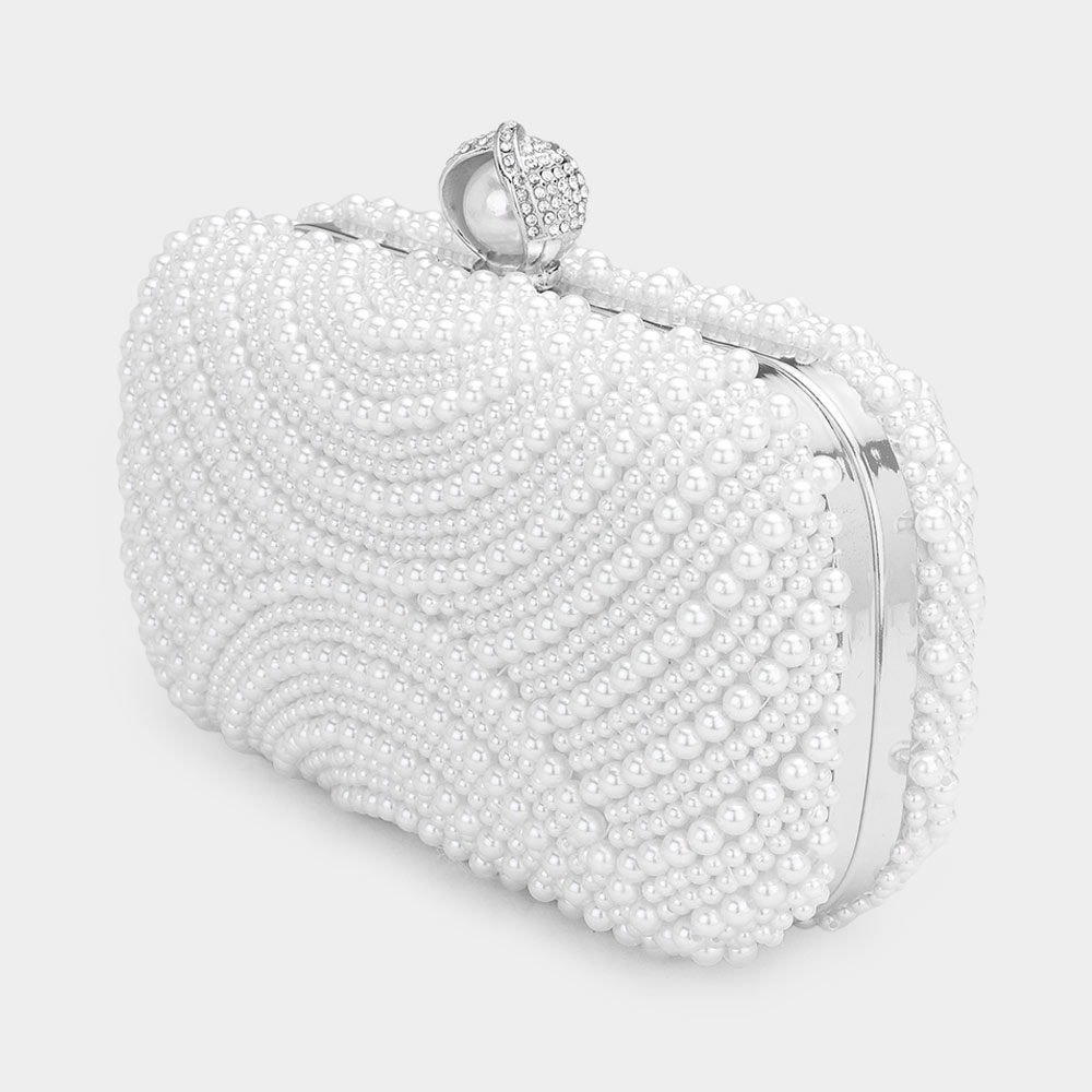 Pearl Evening Clutch / Crossbody Bag